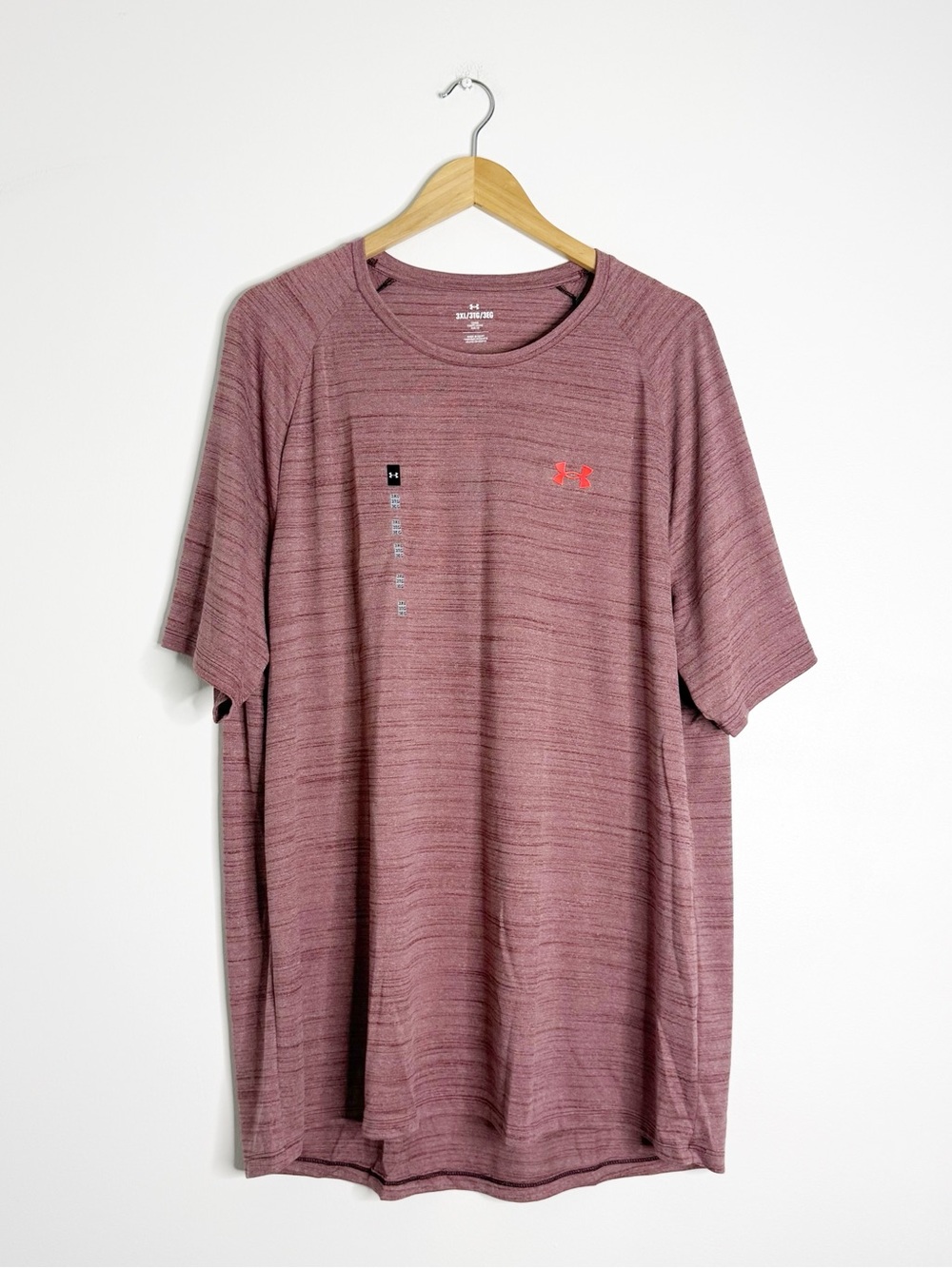 Under Armour Tiger Tech 2.0 Men’s Loose T-Shirt 3XL Maroon Heather NWT